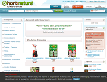 Tablet Screenshot of hortinatura.com